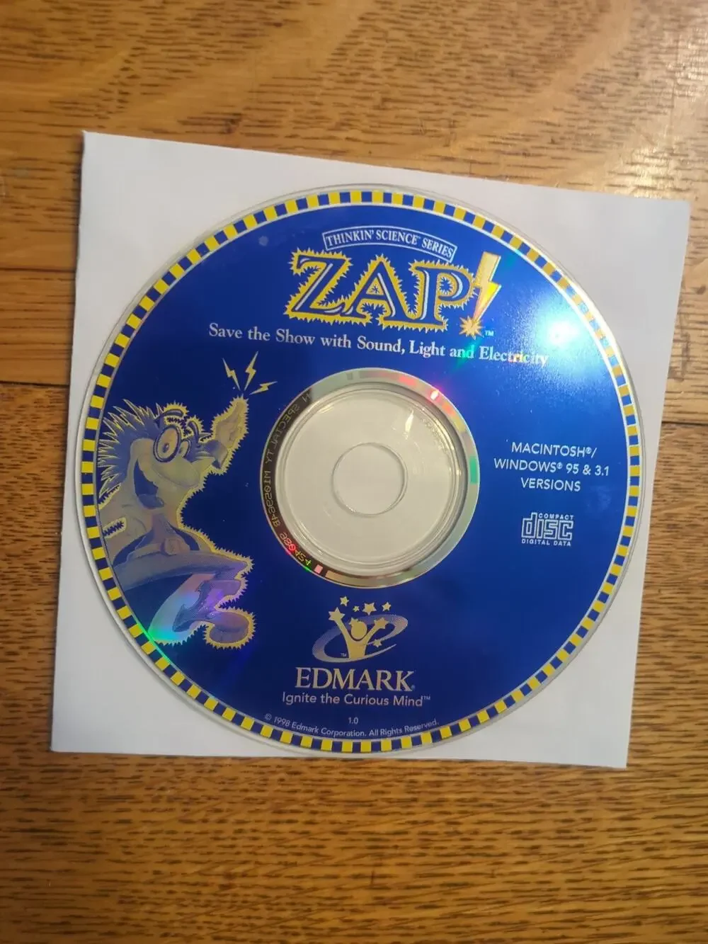 Zap! Save the Show With Sound, Light and Electricity CD-ROM Disc Only